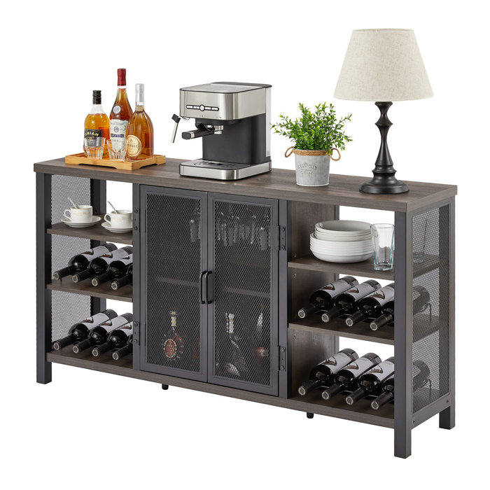 Williston Gaphna Industrial Coffee Bar & Reviews Wayfair
